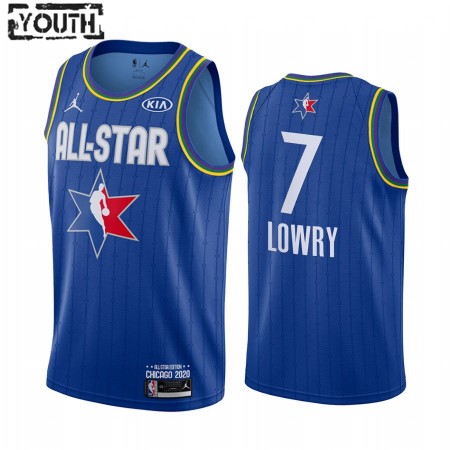 Maglia NBA Toronto Raptors Kyle Lowry 7 2020 All-Star Jordan Brand Blu Swingman - Bambino